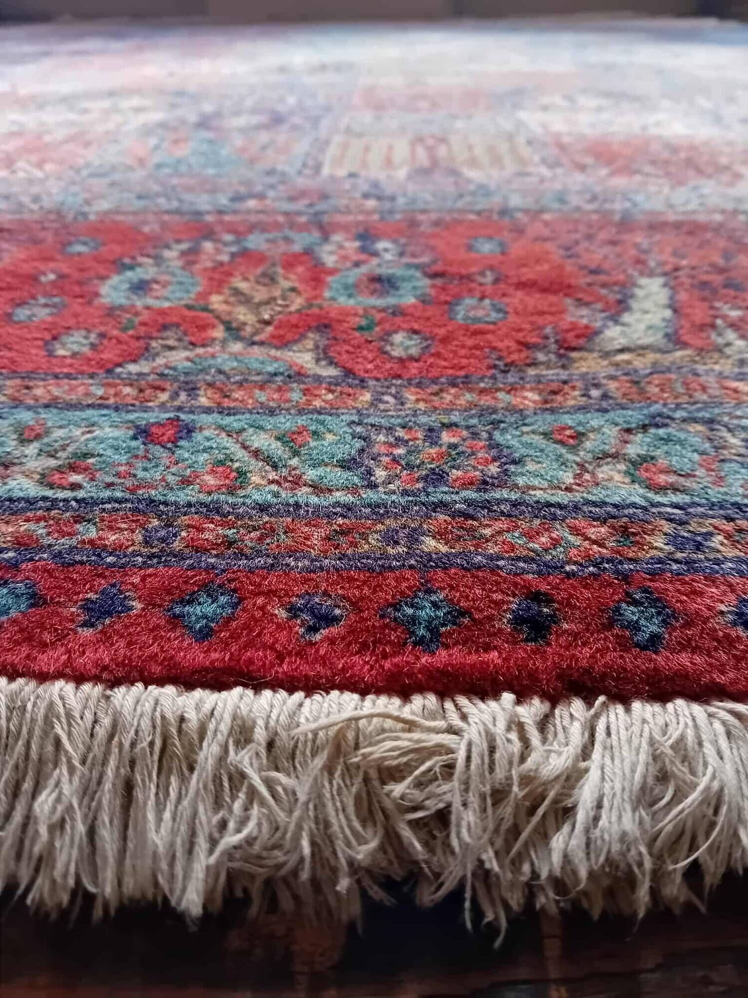 Handmade Moud XXL Persian rug 353x249cm