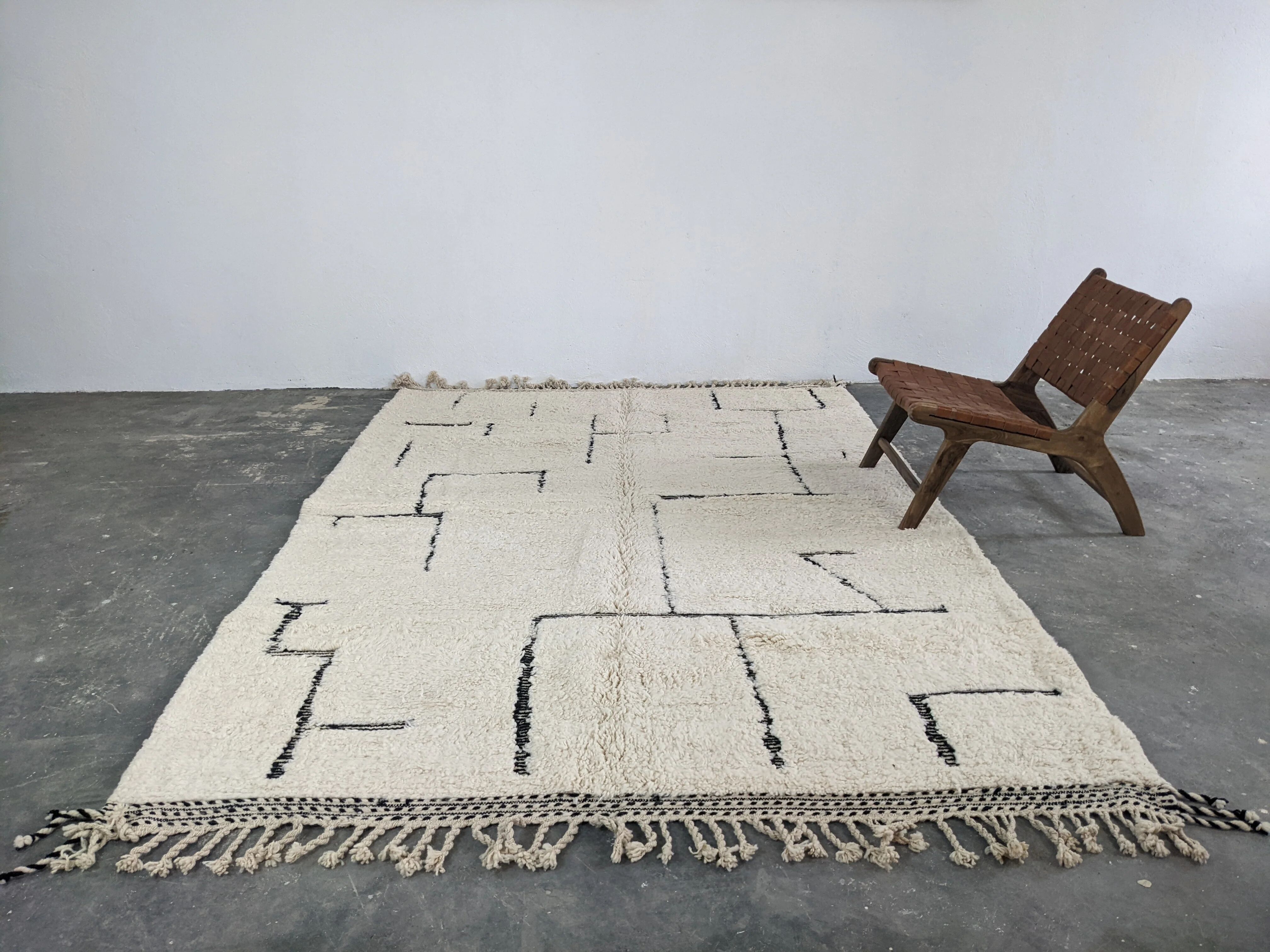 Grand tapis Beni Ouarain, 305 x 215 cm