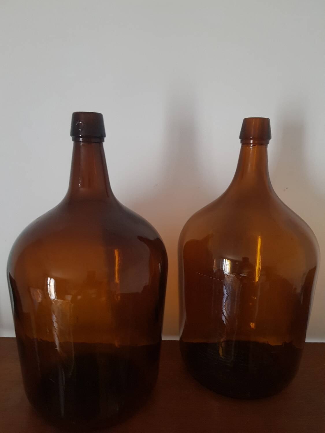Vintage amber carboy