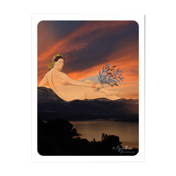 Illustration "Odalisque" A4