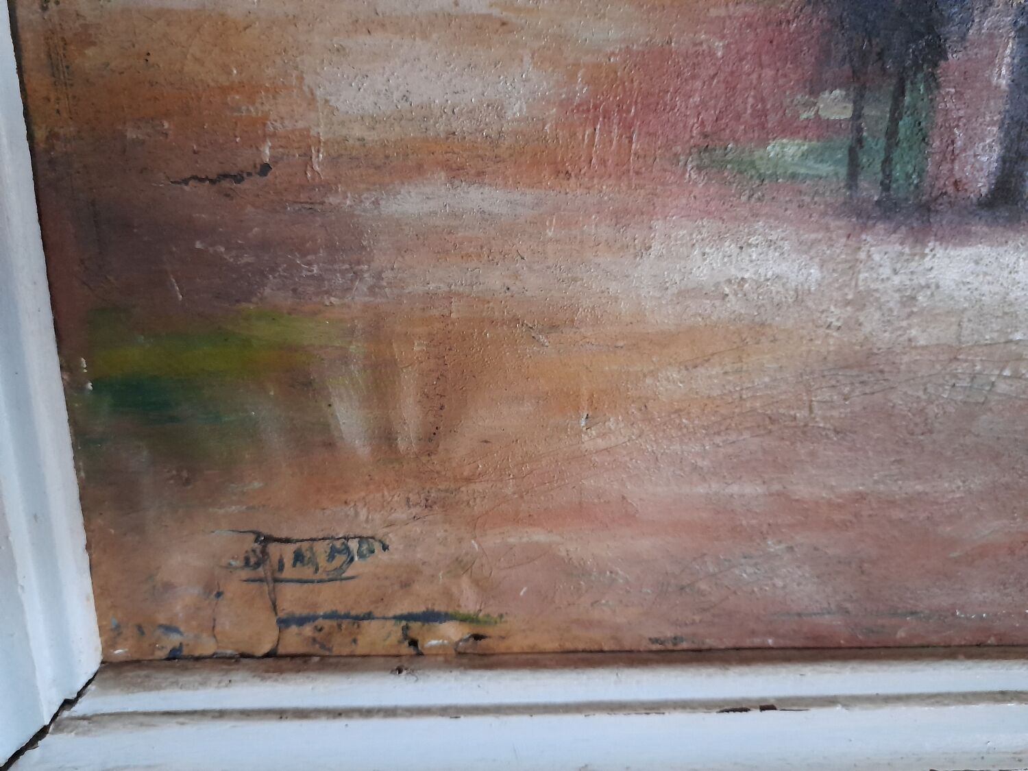 Oil painting signed exotic theme