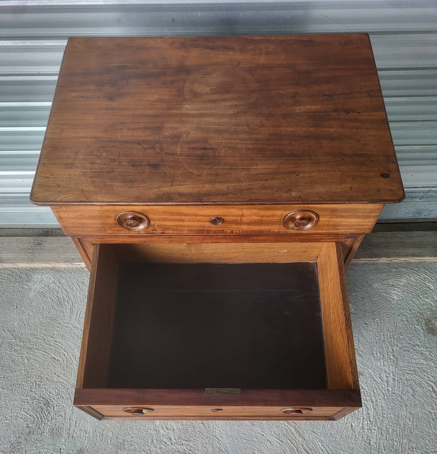 High chest of drawers Louis Philippe mid-19th century