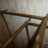 Pull-out tables 1960 brass circa