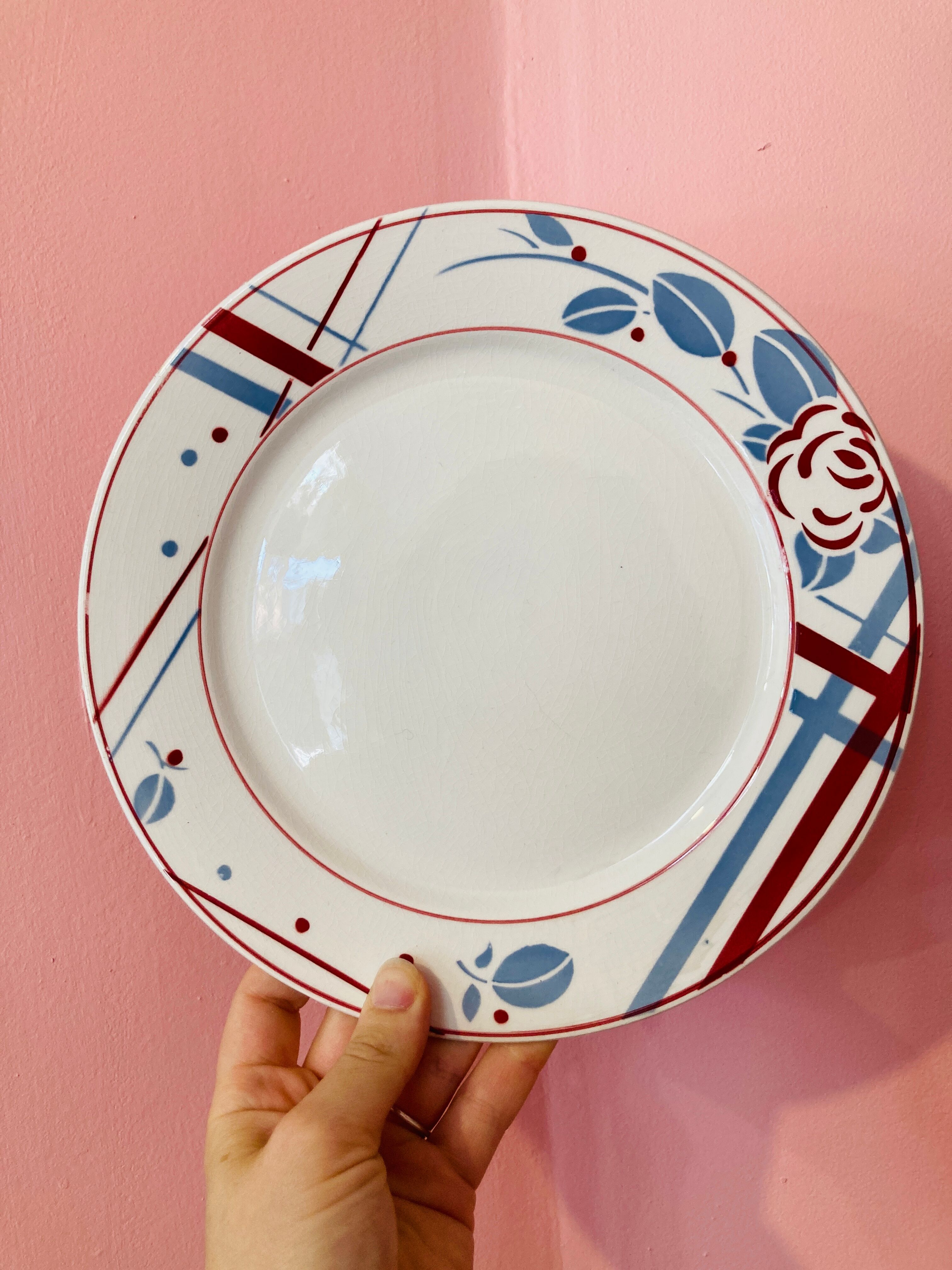 6 plates Beaujeu Digoin Sarreguemines