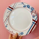 6 plates Beaujeu Digoin Sarreguemines