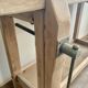 Workbench made of light wood