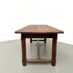 Farmhouse table, solid oak, 20th century.
