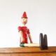 Pinocchio articulated in wooden from the 70