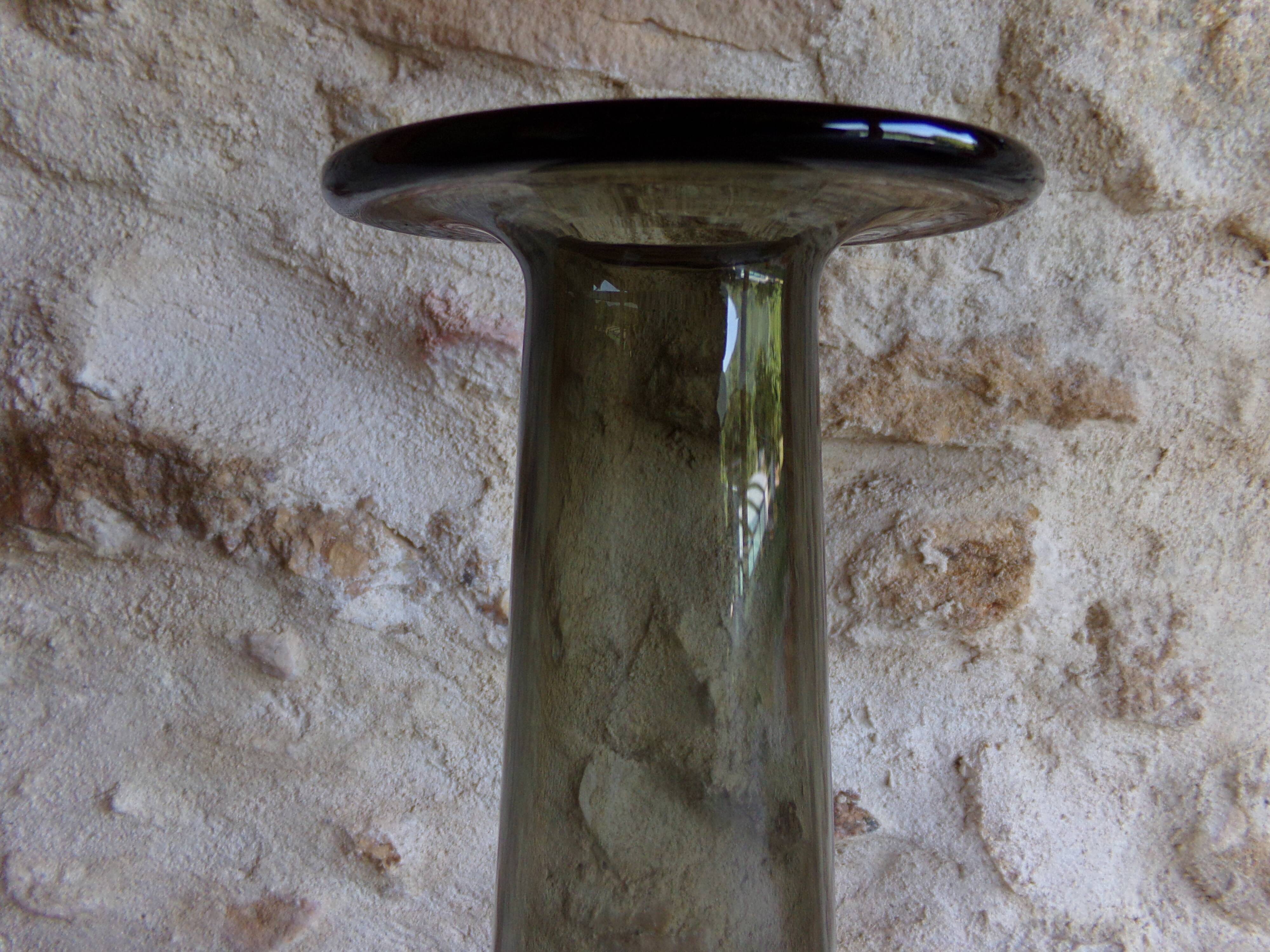 Smoked glass vase Habitat