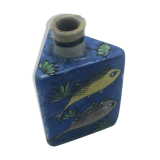 Bottle Or Bottle In Glazed Ceramic, Iznik, Qajar, Persia.