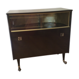 Vintage rolling bar cabinet