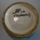 Vase polychrome Vallauris jtf floral 50