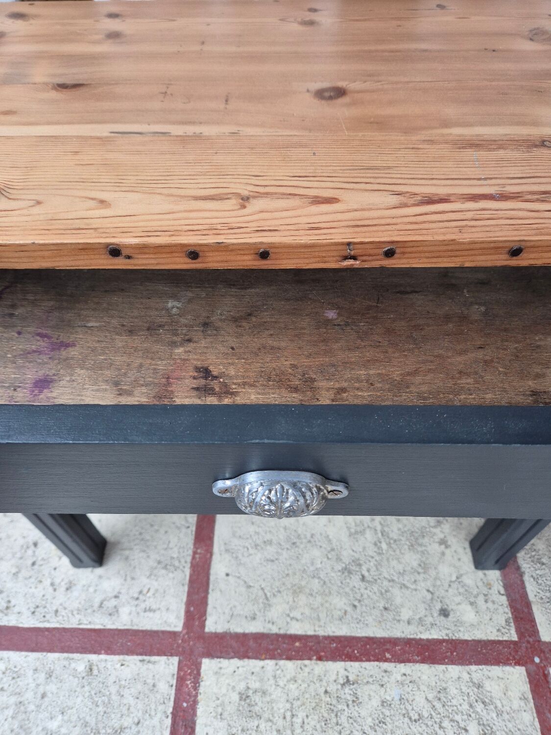 Wooden desk console table