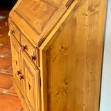 Bureau secrétaire en pin savoyarde