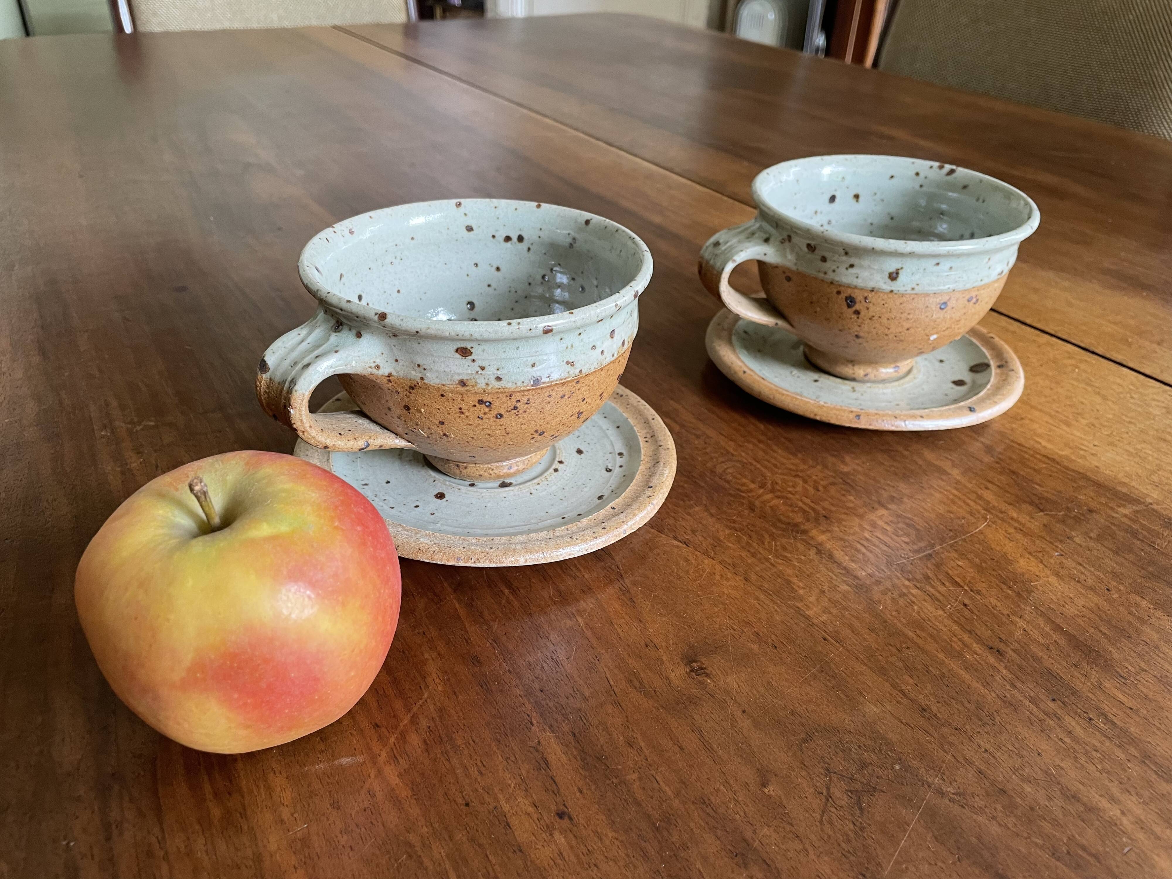 Pyrite sandstone cups by Pierre Digan La Borne