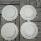 Ensemble de 4 assiettes plates cerise EIT England