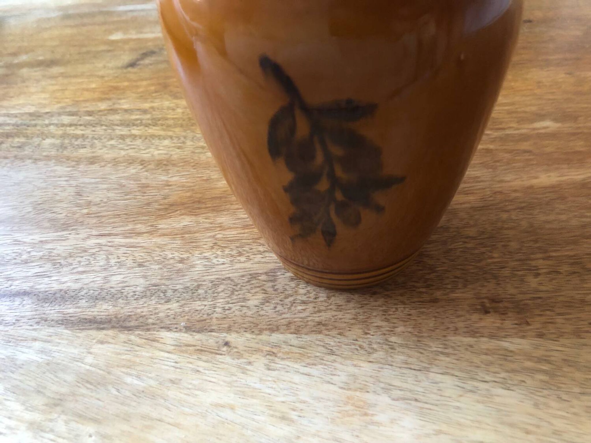 Vase vintage en grès émaillé Vallauris