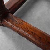 Oak hand-carved side table in wabi wabi style, Spain, 17th Century