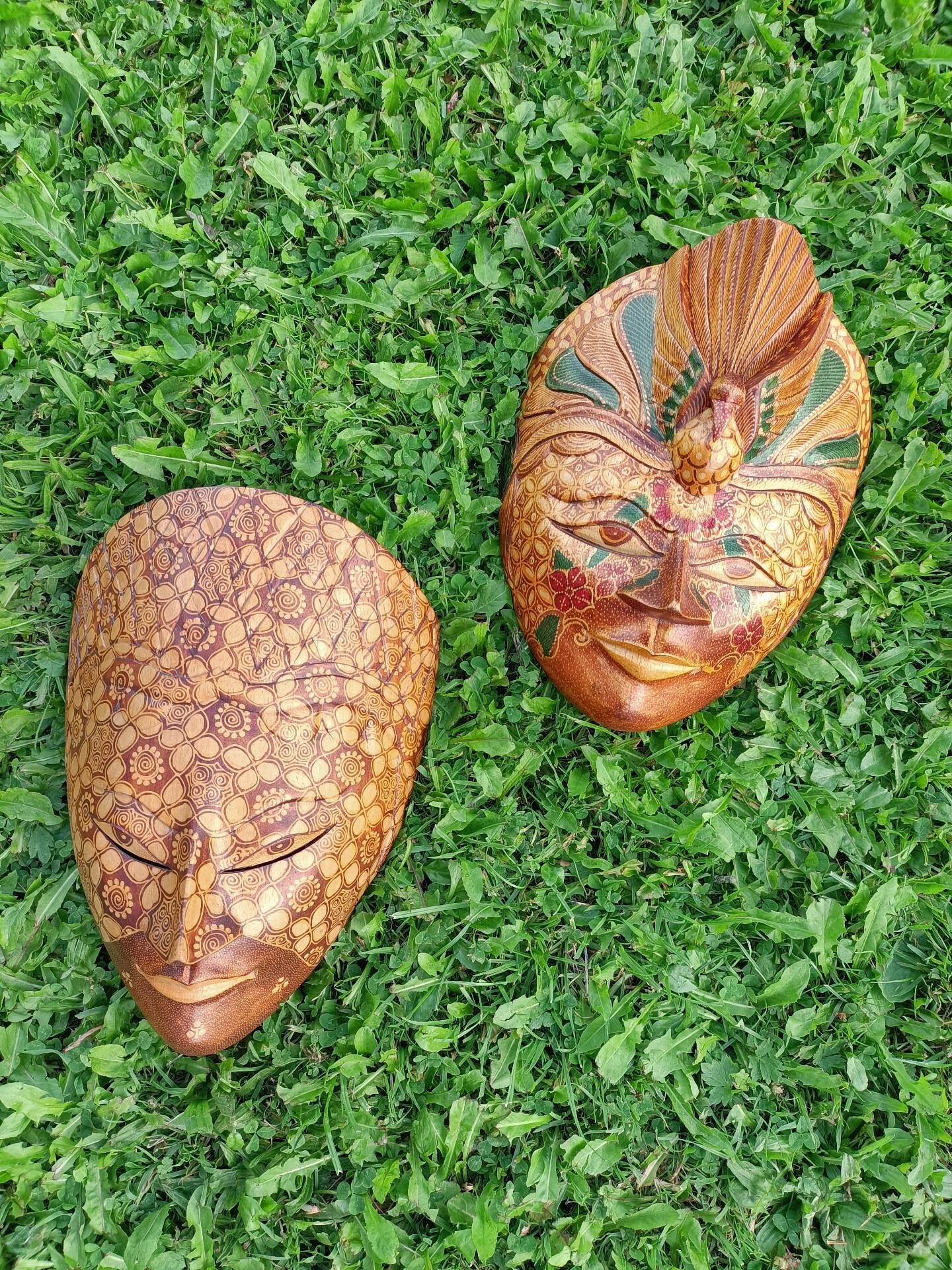 Masques ethniques rétro