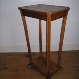 Sofa end table with 2 trays