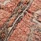 Tapis marocain vintage couleur pêche 183 x 335 cm - Tapis berbère fait main - Tapis en laine