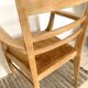 Art Deco armchair with mustard velvet seat