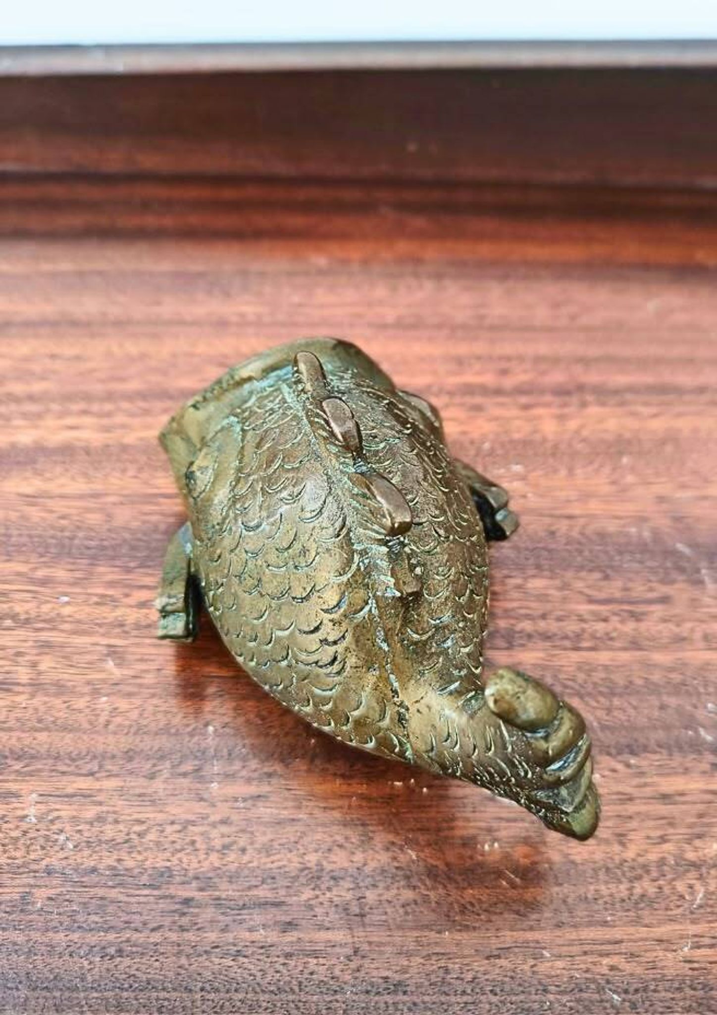 Bronze Fish Ashtray Attributed to Walter Bosse