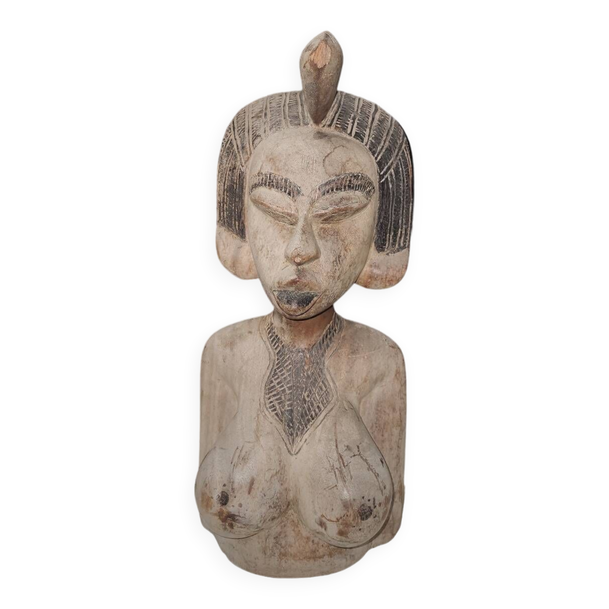 African woman bust