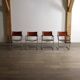 MG5 dining chairs in cognac leather and chrome by Mart Stam & Marcel Breuer, 1960s