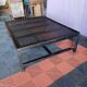 Large industrial metal coffee table