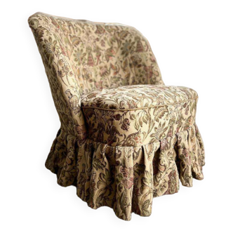 Vintage floral cocktail chair