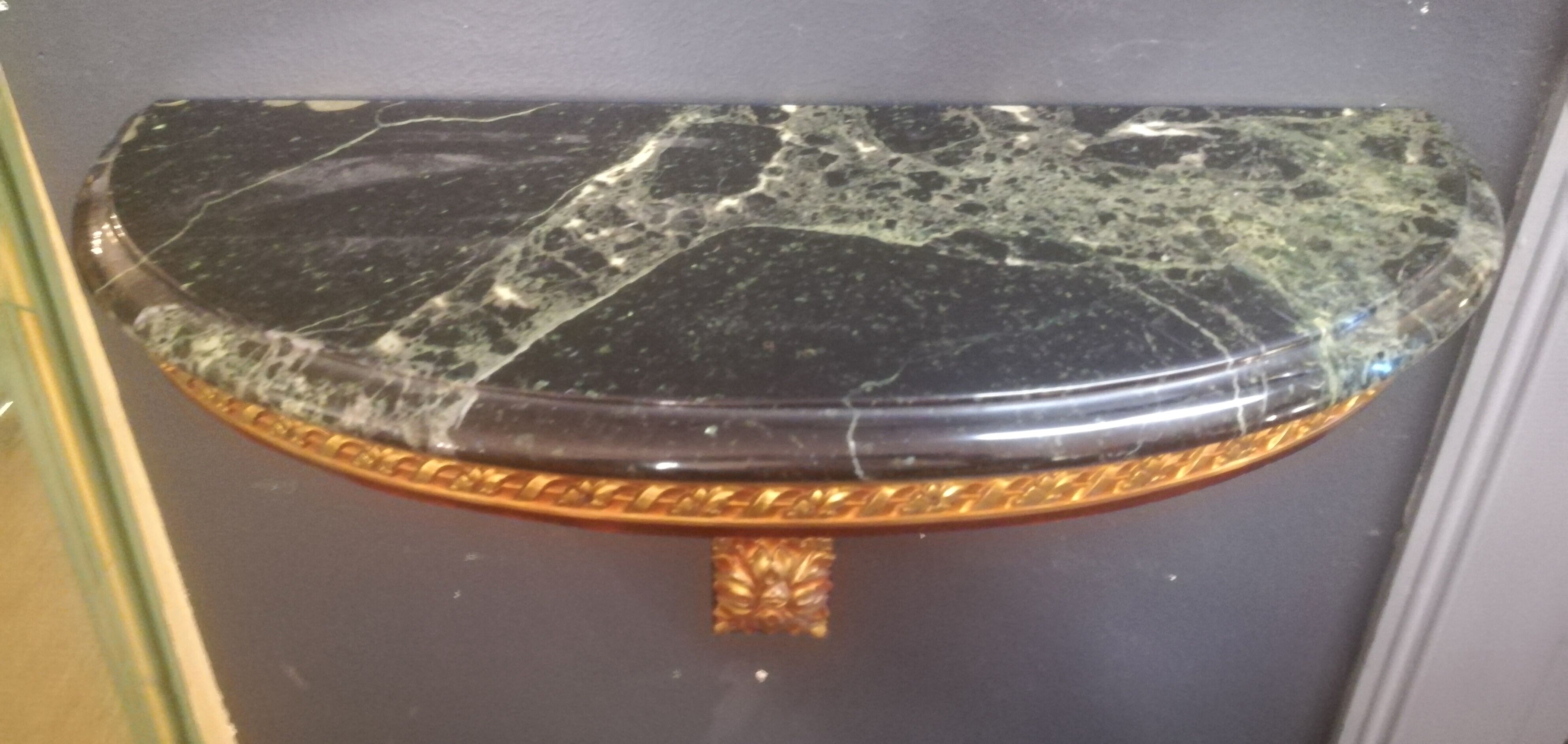 Louis XVI style wall lamp console