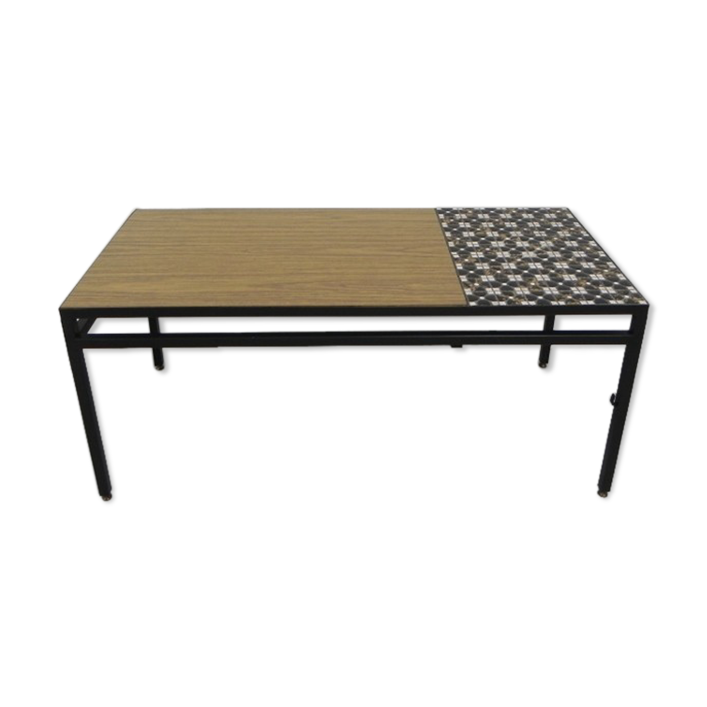 Vintage coffee table, tile table
