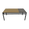 Table basse vintage, table de tuiles