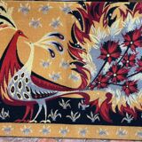 Aubusson tapestry by Claude Bleynie circa 1970, mounted on a frame, perfect condition, signed, dimensions 100x140