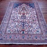Tapis pakistanais en laine et soie fait main