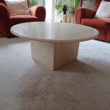 Vintage travertine coffee table