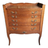 Cutlery furniture of the brand Ercuis in veneer oak