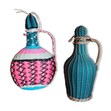 Lot de deux bouteilles scoubidou