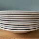 Set of 10 vintage hollow plates in Badonviller earthenware