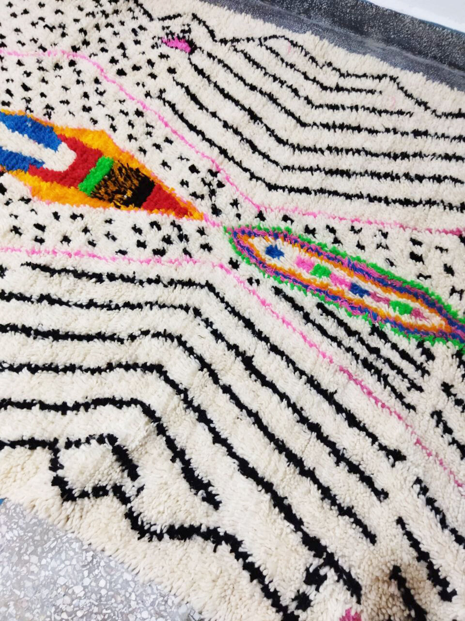 Moroccan berber carpet 246x150cm