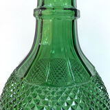 Italian carafe Empoli from the 1960s - Glass with diamond points.