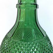 Italian carafe Empoli from the 1960s - Glass with diamond points.