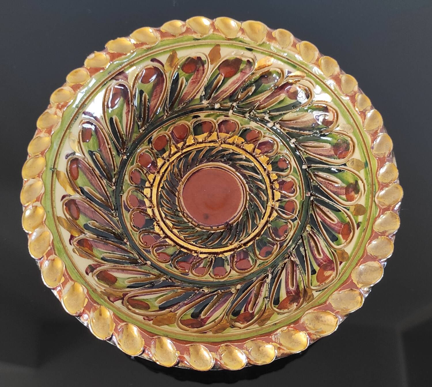 Handcrafted ceramic cup from Nimy (Belgium)