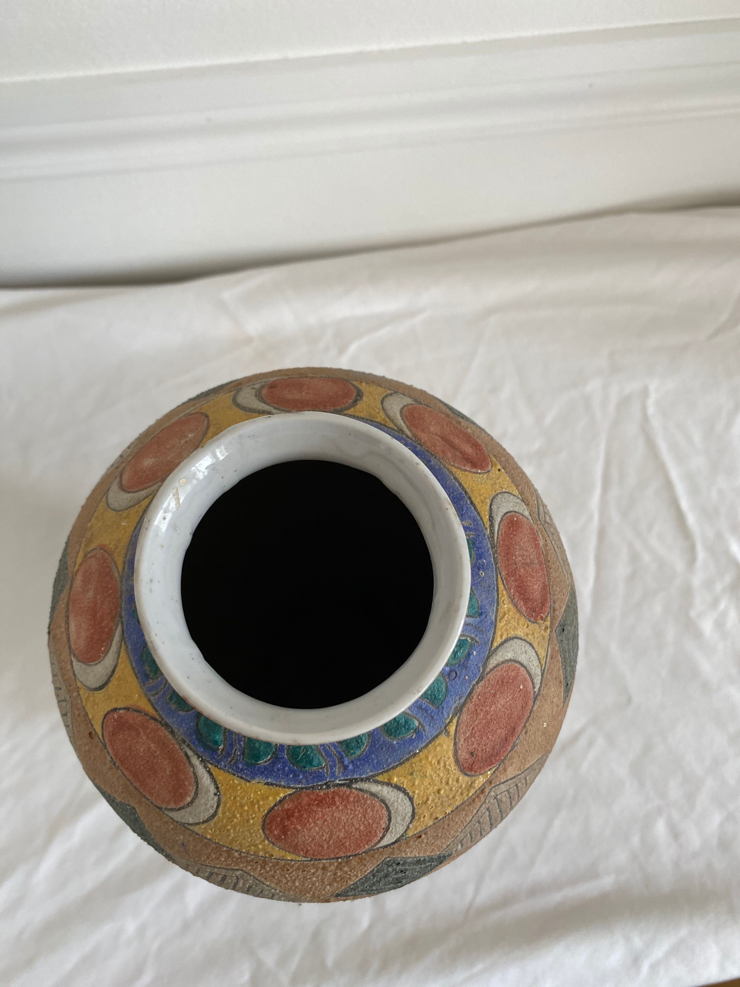 Modernist ceramic vase