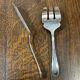 Silver-plated fish serving cutlery