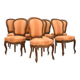 8 chaises de style Louis Philippe