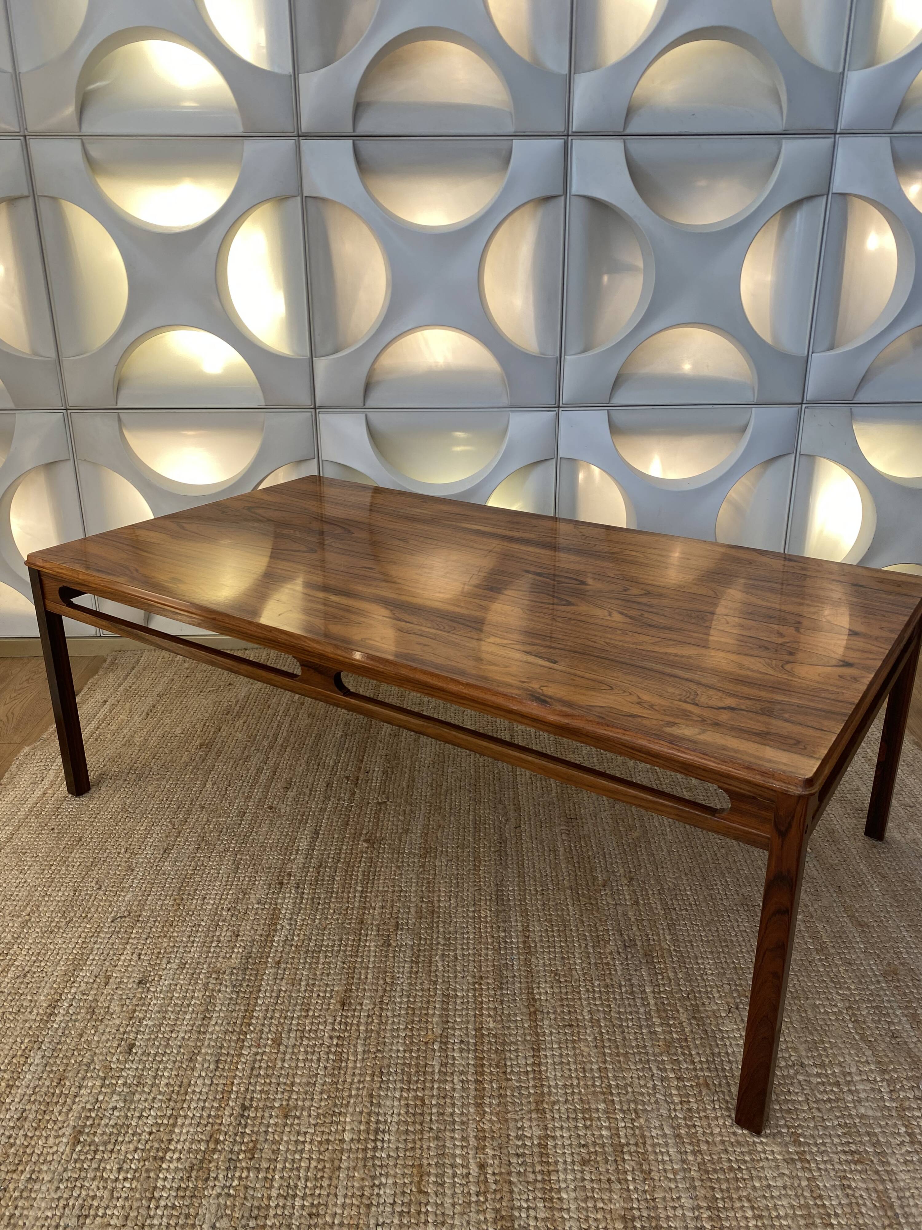 Vintage rosewood coffee tables by rasmus solber for s mobler, 1960