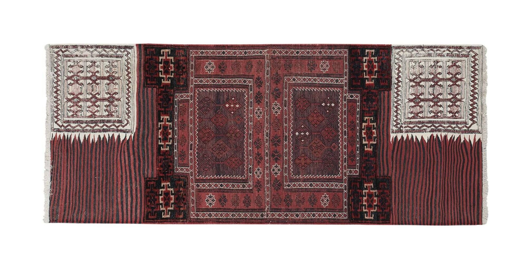 Tapis turc vintage fait main 95x235 cm