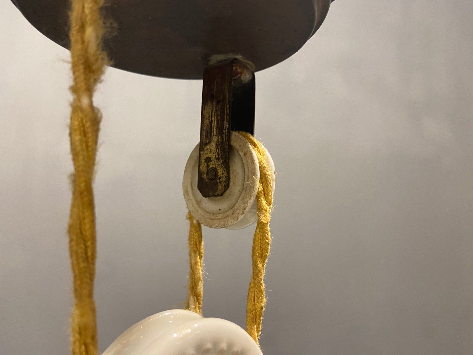 Vintage adjustable weighted pendant, 1950s